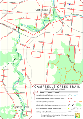 Campbells Creek Trail Map